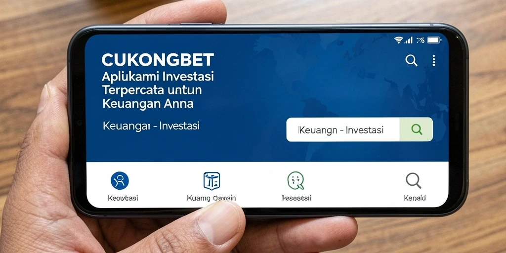 Tampilan antarmuka CUKONGBET yang ramah pengguna dan fungsional.