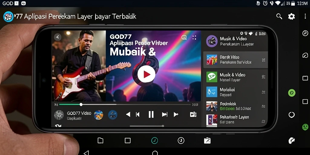 Tampilan antarmuka GOD77 yang intuitif dan fungsional.