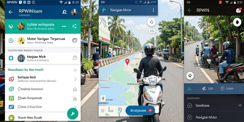 Antarmuka RPWIN yang intuitif untuk navigasi motor.